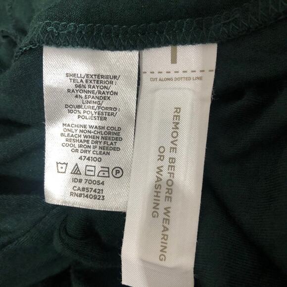 LOFT sleeveless belted wrap dress Small Petite Green Polyester, Spandex, Rayon - Picture 7 of 7